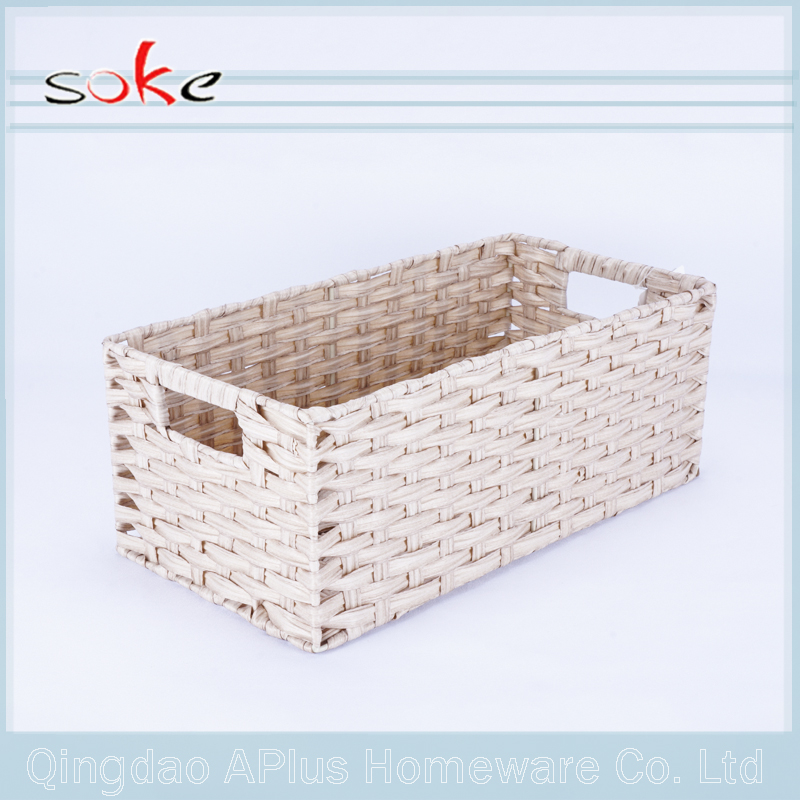 Hot design PE rattan woven storage basket